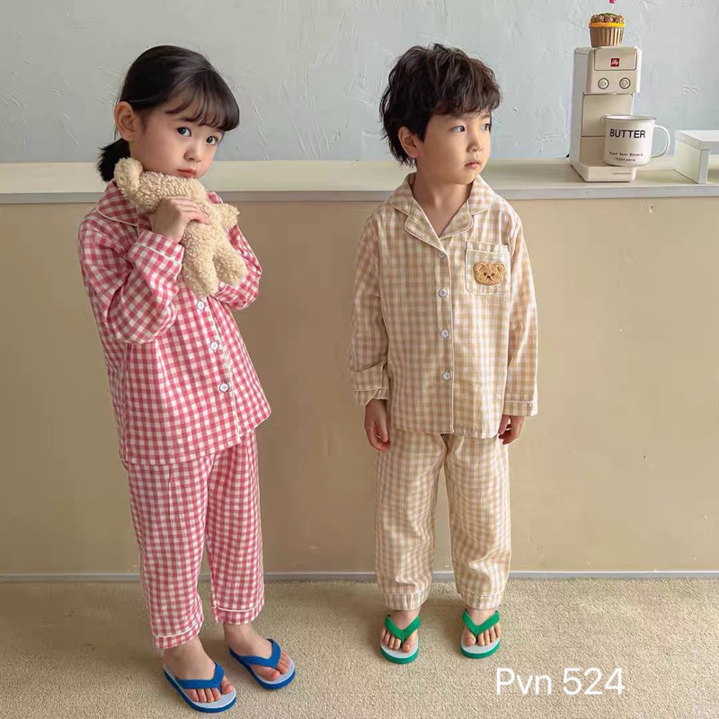 Bộ pijama bé trai bé gái