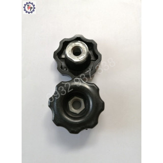 Núm vặn xuyên lỗ m8/m10/m12/m14/m16 đường kính vòng ngoài 67mm