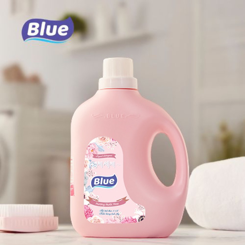 Nước Giặt Blue Hàn Quốc Hương Thảo Mộc Chính Hãng 2100ML