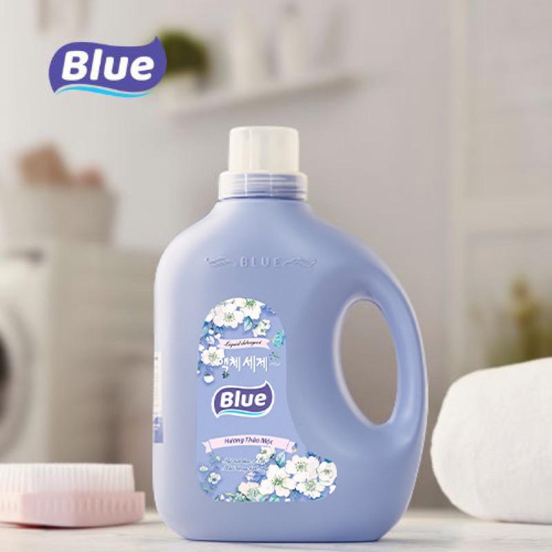 Nước Giặt Blue Hàn Quốc Hương Thảo Mộc Chính Hãng 2100ML