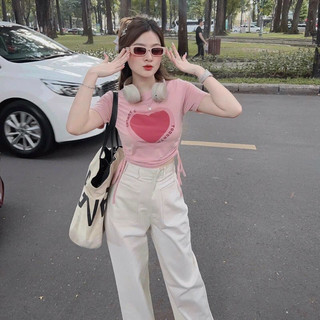 Set quần Kaki kèm áo bozip dây rút siêu cute