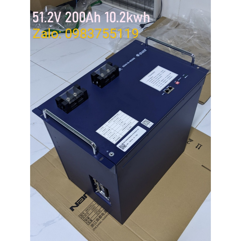 Pin Lithium Shuangdeng Shoto SDA10-48200 51.2V 200Ah 10.2kwh