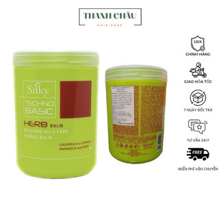 Hấp dầu ủ tóc thảo dược chăm sóc hằng ngày silky herb balm 1000ml