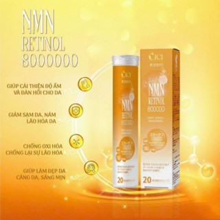 Viên sủi trắng da NMN RETINOL 800000giamr sạm nám trắng da( cam kết hàng chính hãng mua đc tặng quà)