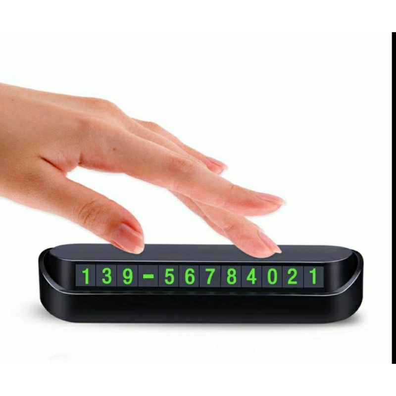 Bảng ghi số điện thoại cho xe ô tô khi dừng đỗ - mẫu bập bênh