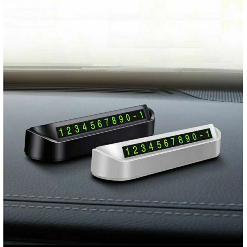 Bảng ghi số điện thoại cho xe ô tô khi dừng đỗ - mẫu bập bênh