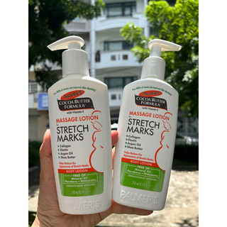 Kem hỗ trợ rạn da Palmers Cocoa Butter Formula Massage Lotion For Stretch Marks 250mL