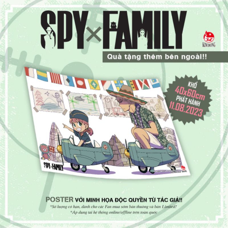Kim Đồng - Spy x Family tập 9 bản giới hạn bìa cứng