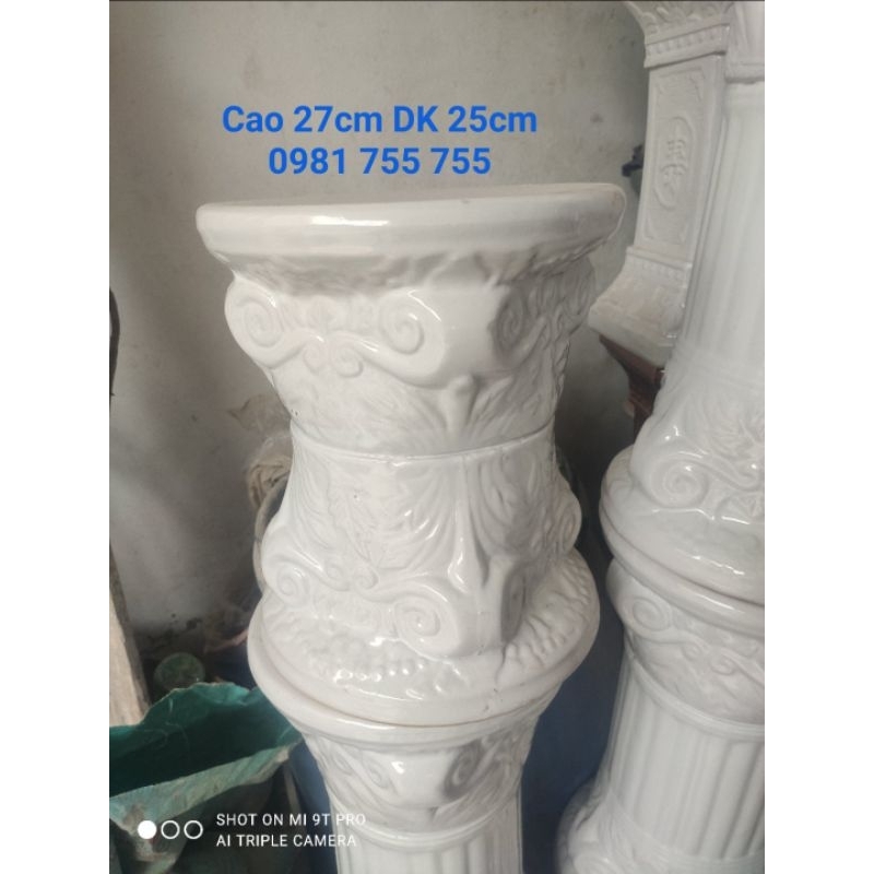 Đôn Kê Chậu Gốm Sứ Bát Tràng,Kệ trang trí chậu cây