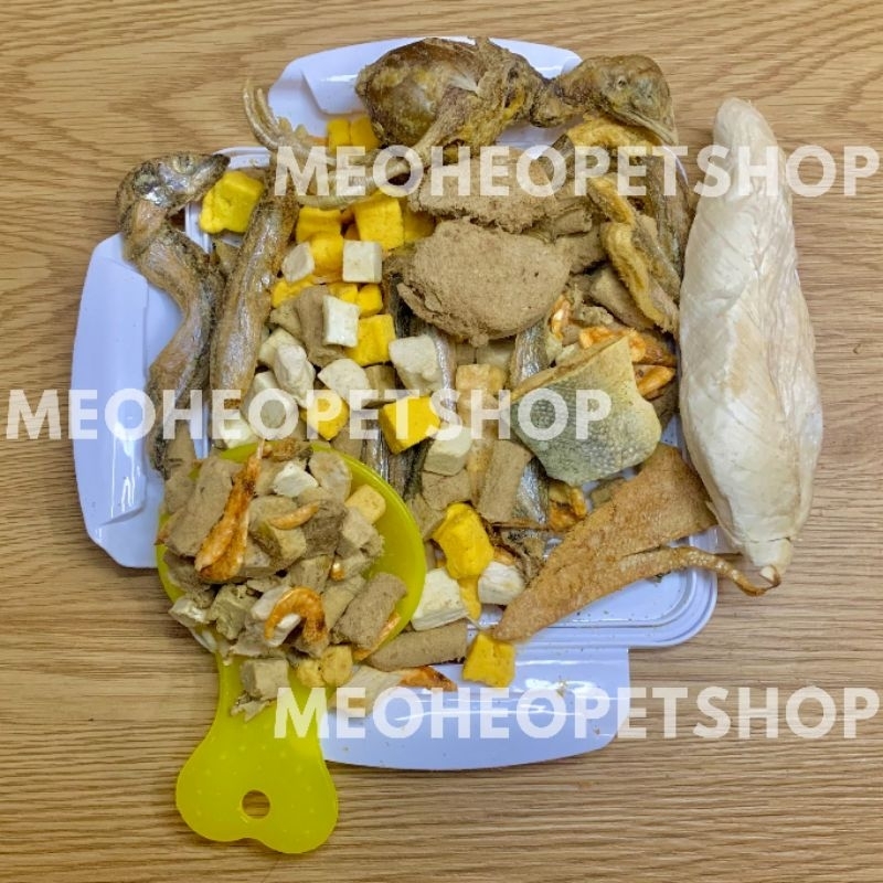 Thịt sấy khô Lishi hỗn hợp cho thú cưng túi 500g
