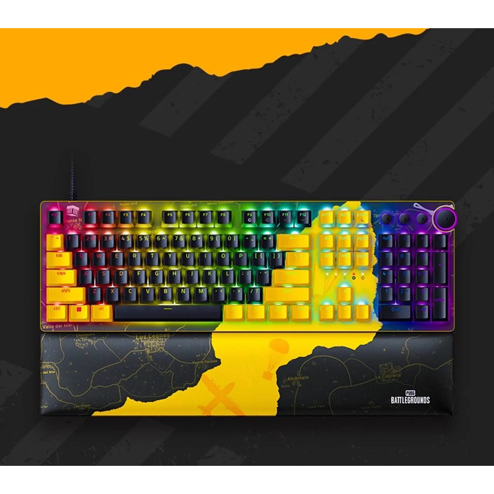 Bàn phím Razer Huntsman V2-Optical Gaming Keyboard-PUBG: Battlegrounds Edition _Mới, Chính hãng