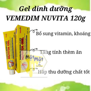 Thức ăn bổ sung vitamin, khoáng cho chó, mèo - Nuvita Gel 120g