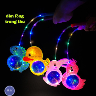 Đèn lồng hình thú hoạt hình mẫu mới có kèm sẵn pin. đèn lồng trung thu