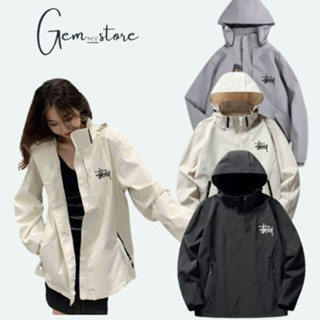 Áo Khoác Stussy, Áo Khoác Gió 2 Lớp Cao Cấp, Có Mũ Tháo Rời , Chống Mưa , Nắng Chất Tag Mac Đầy Đủ M98 GEM_ST0RE