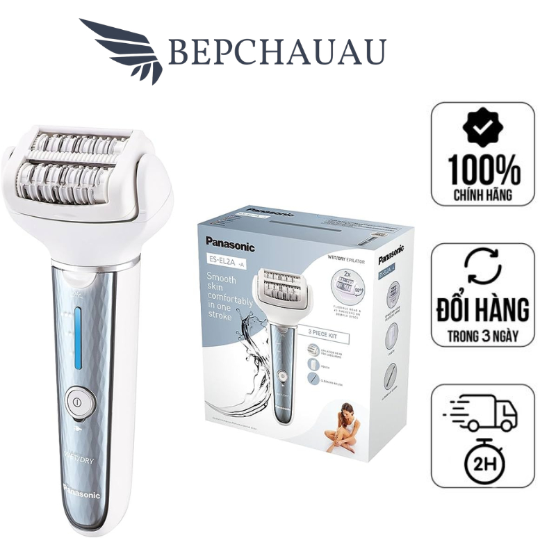 Máy Nhổ Lông Panasonic Es - El2A - A503, Máy Tẩy Lông Vùng Bikini, Toàn Thân, Bh 12 Tháng, Bepchauau