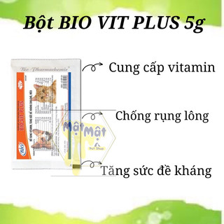 Gói bổ sung vitamin , đề kháng cho chó mèo Bio Vit Plus 5g
