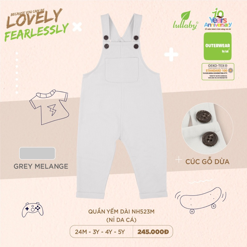 LULLABY - Quần yếm dài - NH523M