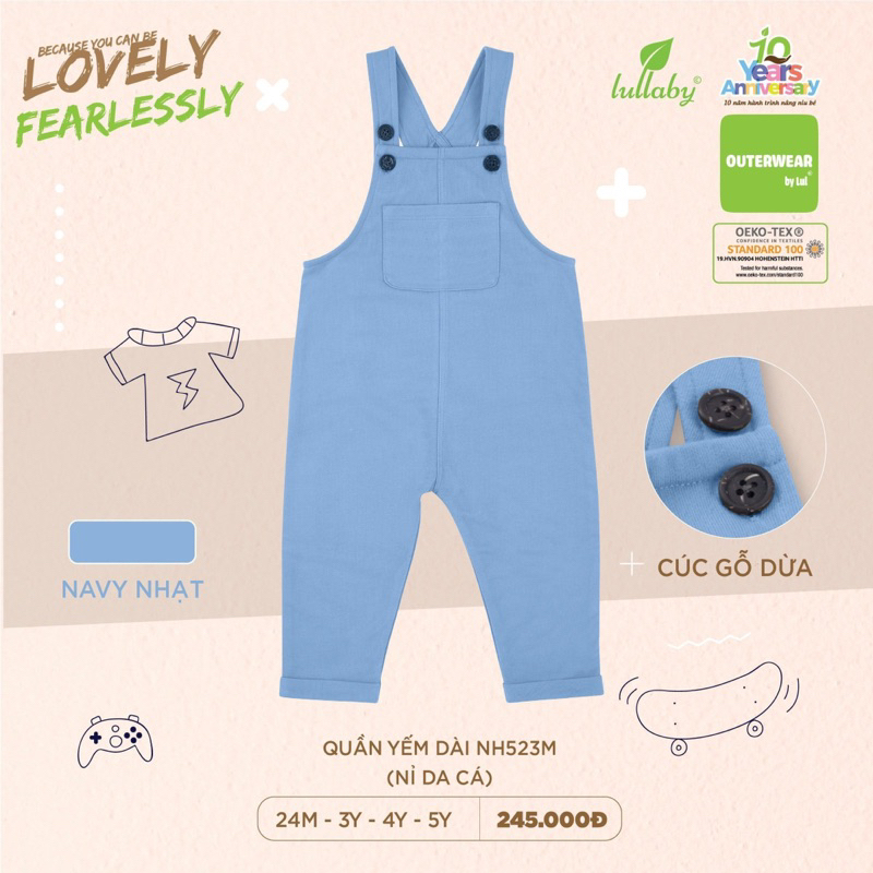 LULLABY - Quần yếm dài - NH523M