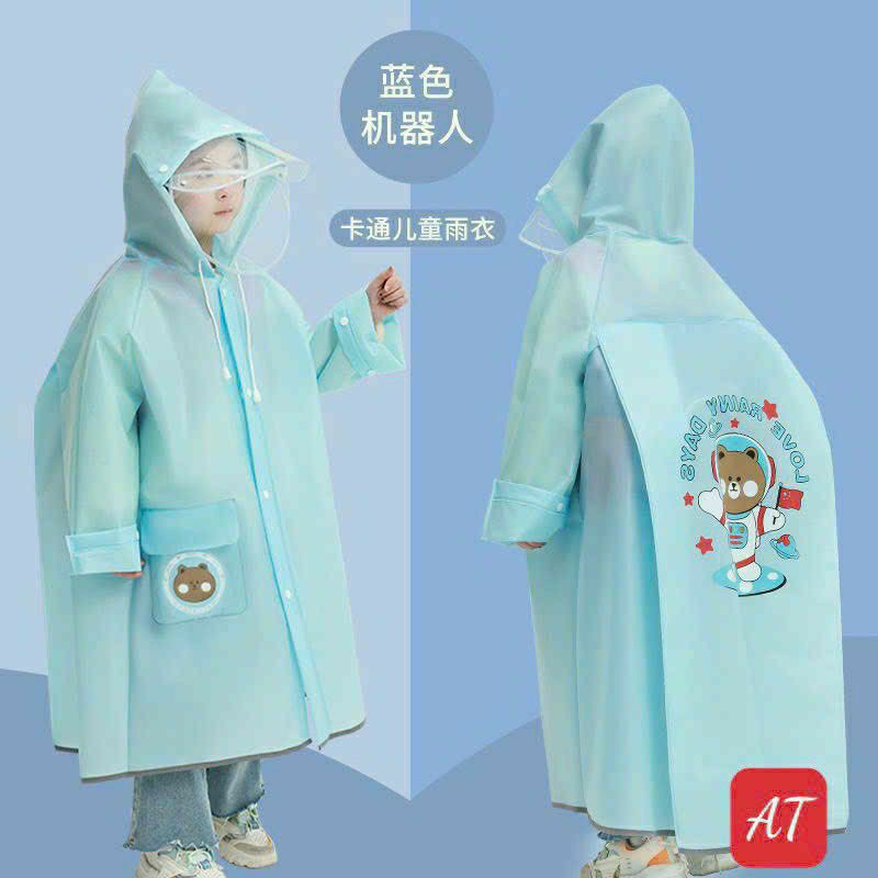 Áo mưa trẻ em in hình cute