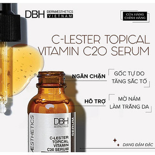 Măng tây baby - Tinh chất dưỡng trắng mờ thâm nám serum vitamin C C10 C20 DBH