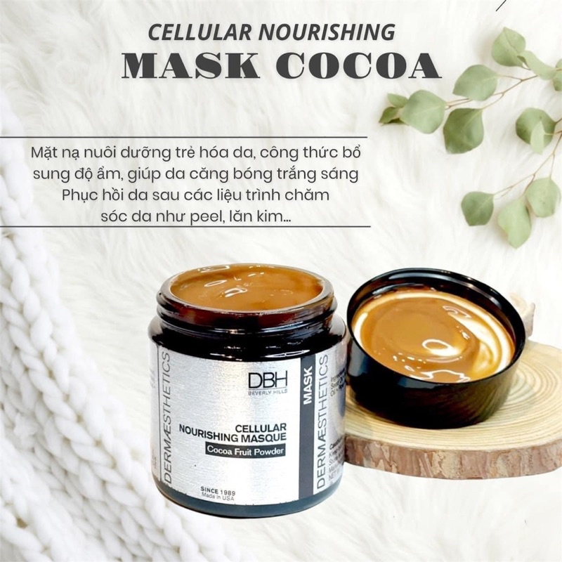 Măng tây baby - Mặt nạ nhũ tương nuôi dưỡng làn da Cellular Cocoa DBH Mask