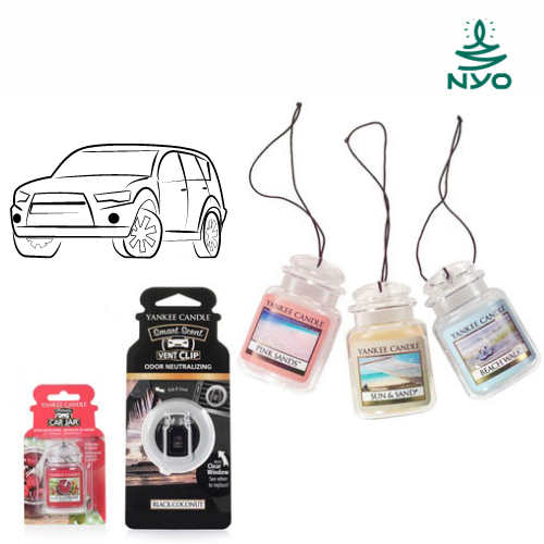 Kẹp Thơm & Sáp Thơm treo xe Yankee nhiều mùi hương thư giãn, thơm lâu