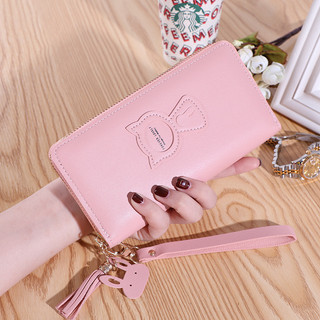 Ví Dài Nữ Thời Trang  Mèo Dễ Thương In Nổi Forever Lovely V347 Hot Trend