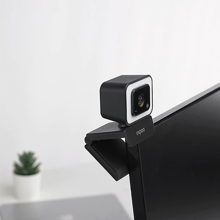 Webcam Rapoo C270L FullHD 1080p | Micro Khử Ồn Kép | Tích Hợp Đèn Led - Hàng Chính Hãng