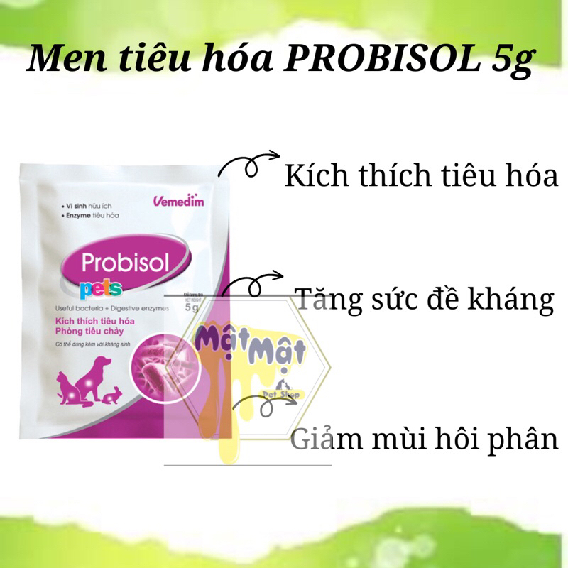 Men tiêu hoá cho chó mèo PROBISOL 5g