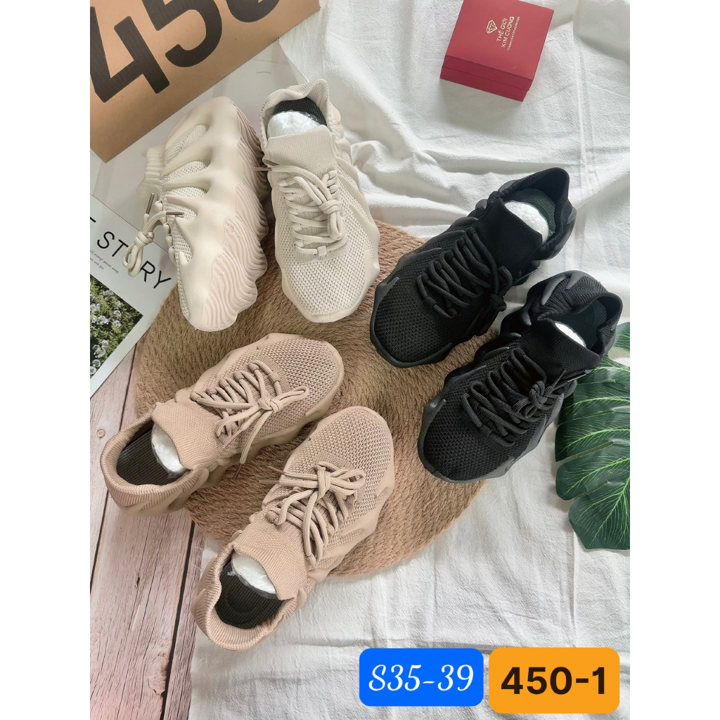 Giày thể thao phối lưới trơn đơn giản thoáng khí siêu nhẹ size 35-39 cho bạn nữ mẫu độc lạ thời trang mã 450-1❤️