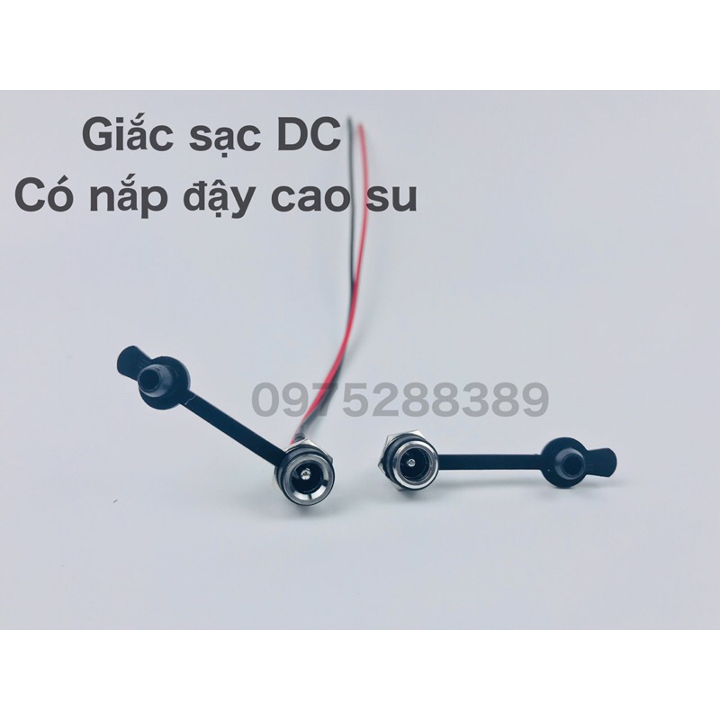 Giắc sạc DC hàn sẵn dây AWG chịu tải cao