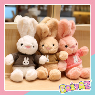 Thỏ bông Bunny xinh xắn cho bé, gấu bông thỏ mặc áo len, đồ chơi thú nhồi bông quà tặng sinh nhật cho bé