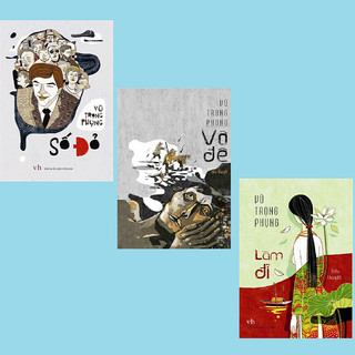 Sách - Combo 3 cuốn Số đỏ + Làm đĩ + Vỡ đê - Tác giả Vũ Trọng Phụng - ML-VHVN01