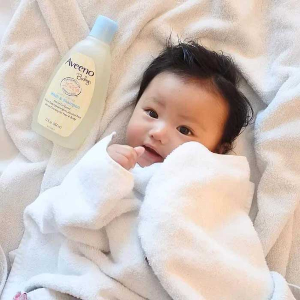 Sữa tắm gội Aveeno Baby daily moisture wash & shampoo - Sữa tắm Aveeno baby toàn thân 236ml 2IN1