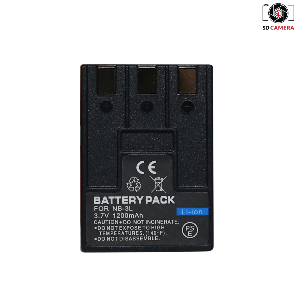 Pin Canon NB-3L NB-3LH cho Máy ảnh Canon IXUS I5 SD20 PC1114 PC1169 L L2...  NB 3L Dung lượng cao chính hãng