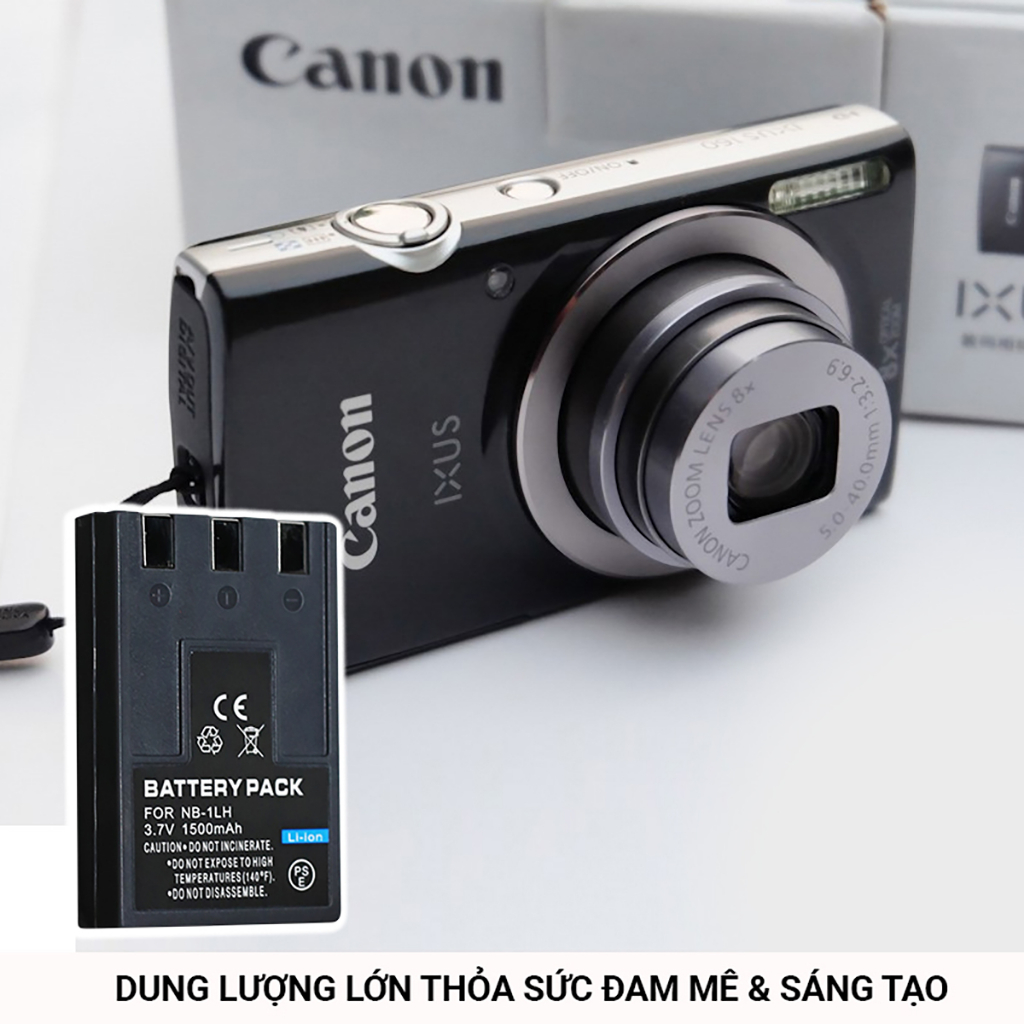 Pin Canon NB-1L NB-1LH cho Máy ảnh Canon POWERSHOT 100 S230 S300 S330 S400 S410.... NB 1L Dung lượng cao chính hãng