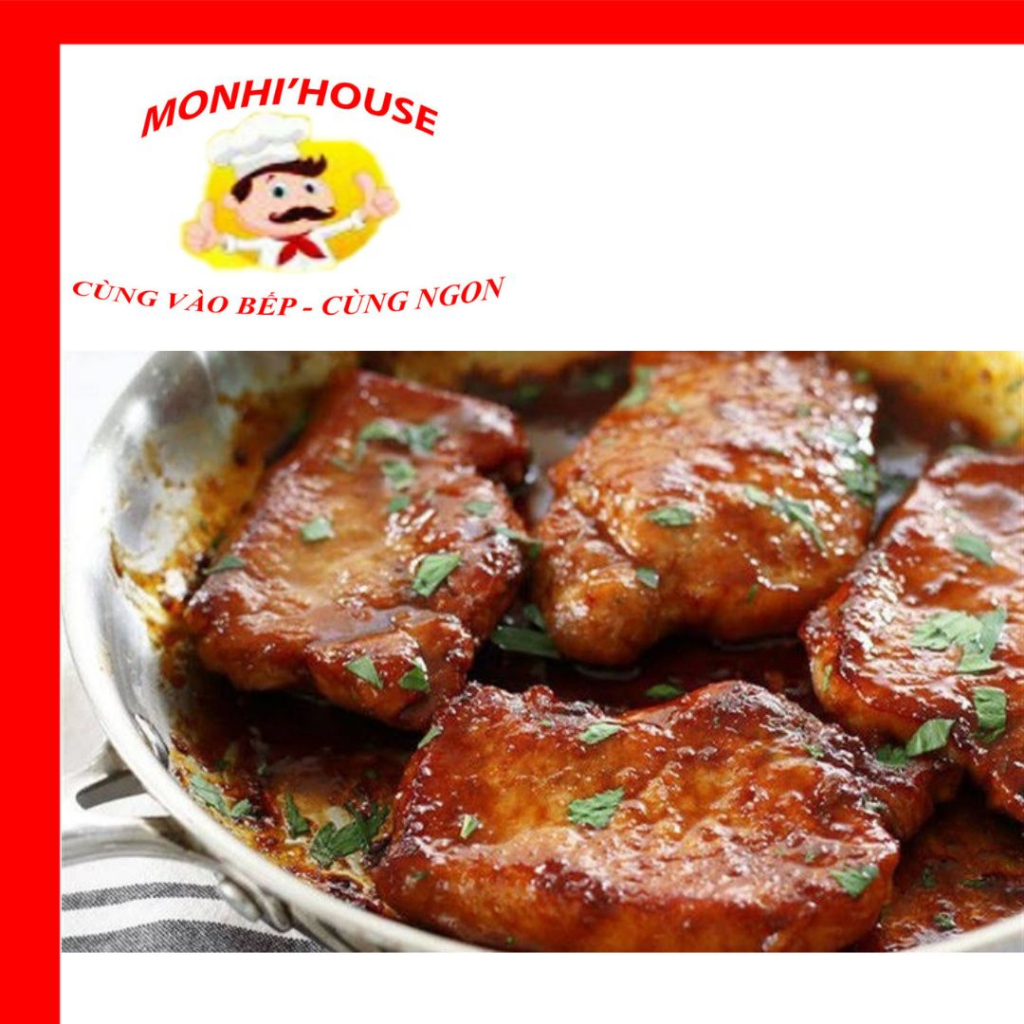 1Kg Cốt Lết Heo Tươi, Ngon, Giao Liền/ 500g