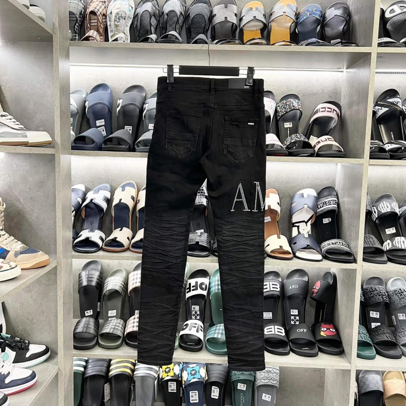 Bò amiri likeauth chữ đùi đính đá bản siêu hót 5845