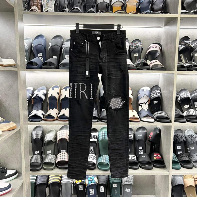 Bò amiri likeauth chữ đùi đính đá bản siêu hót 5845