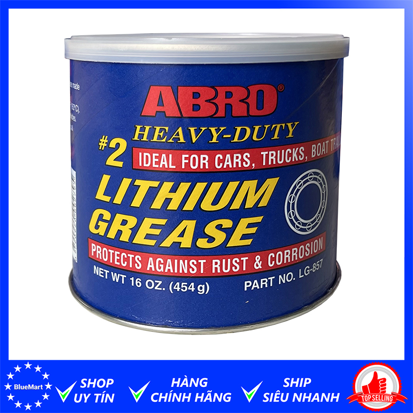 Mỡ bò vàng Abro Heavy-Duty Lithium Grease (Mỹ)