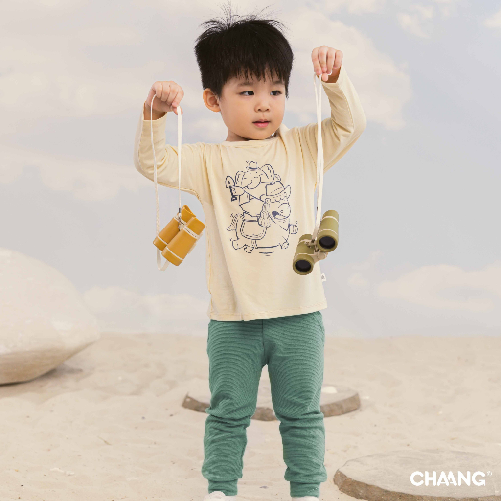 Áo dài tay cho bé trai | Chaang Treasure AW23