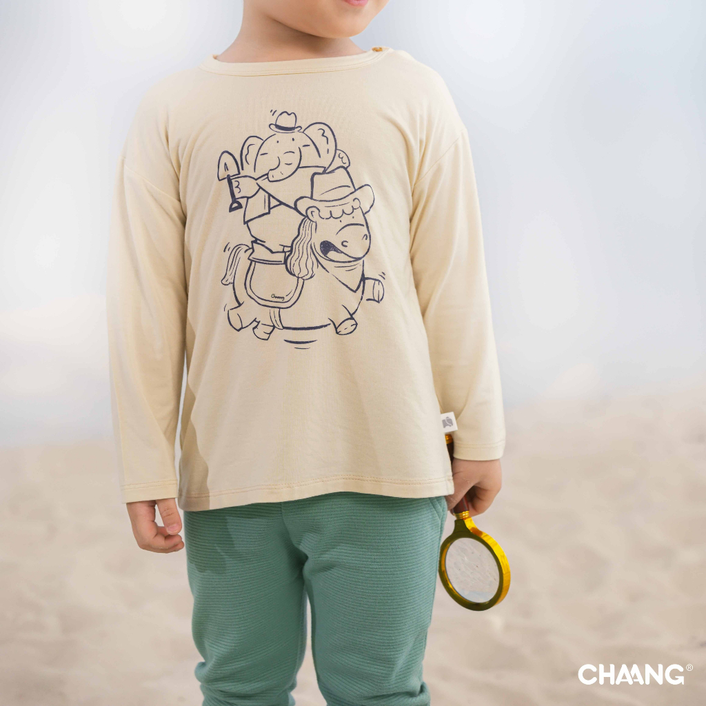 Áo dài tay cho bé trai | Chaang Treasure AW23