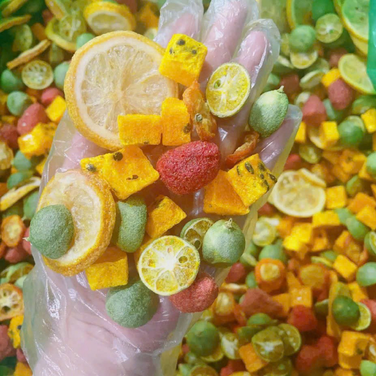 1Kg Hoa Quả Sấy Pha Trà Detox Thanh Nhiệt Giảm Cân Mix Vị Táo, Chanh, Quất, Cam, Chanh Leo, Dâu Tây, Dâu Tằm...