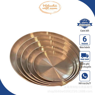 Sét 5 đĩa inox 304 zwiling hàng xuất đức cao cấp, set 5 đĩa khay inox tròn nhập khẩu đức đựng trái cây