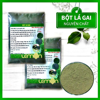 Bột lá gai nguyên chất 100% - Tạo màu đen tự nhiên cho bánh ít, bánh gai