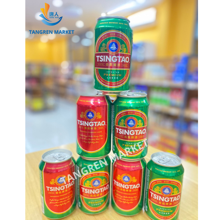 Bia Tsingtao Bia Thanh Đảo- Bia Trung Cao Cấp Lon 330ml | CHÍNH HÃNG
