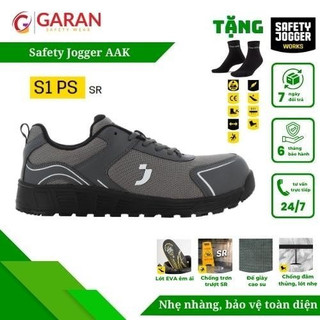 Giày bảo hộ jogger aak s1p low siêu nhẹ, chống tĩnh điện