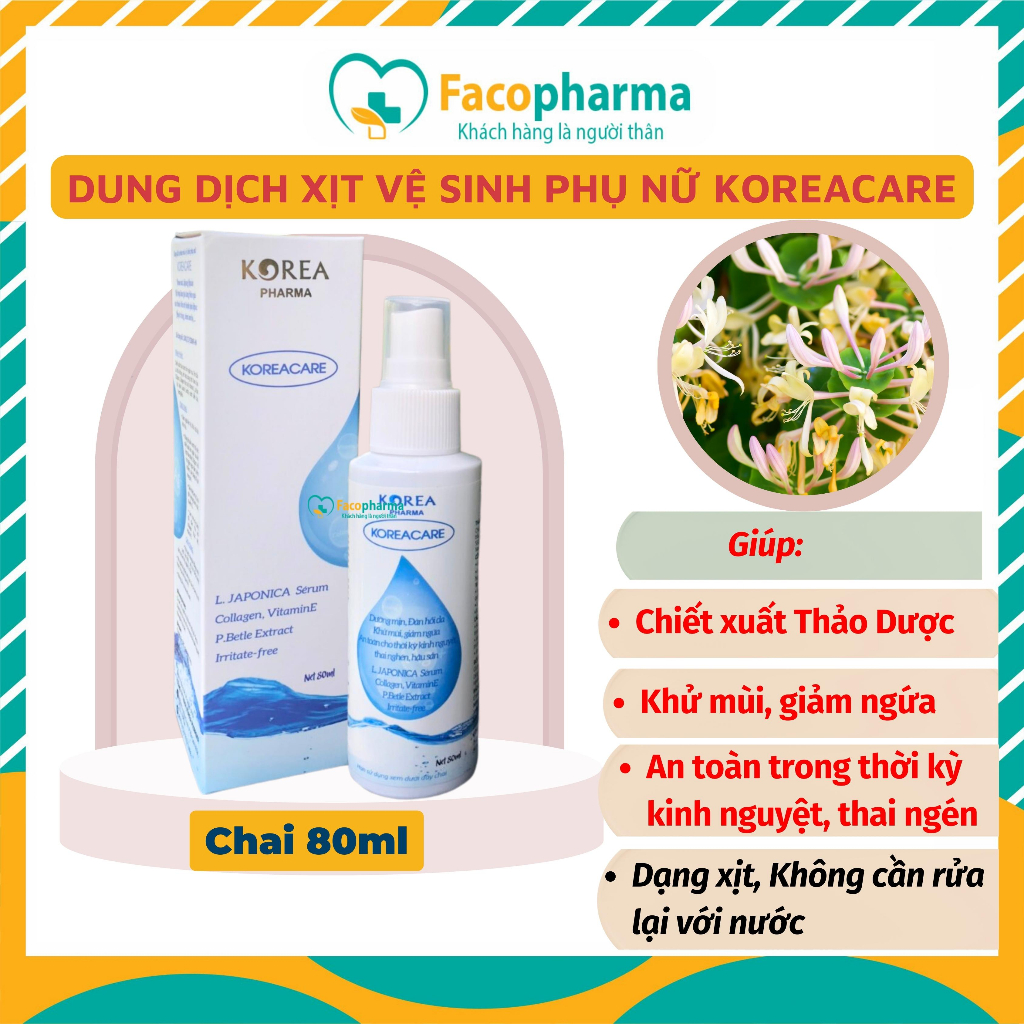 Xịt phụ khoa tạo lợi khuẩn hỗ trợ nấm ngứa viêm phụ khoa, khử mùi hôi khó chịu lưu giữ hương thơm cân bằng độ PH TPN6.5