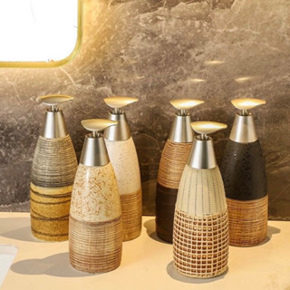 (CÓ SẴN) Bình Đựng Nước Rửa Tay, Xà Phòng Bằng Gốm Sứ Mẫu Mới Cao Cấp