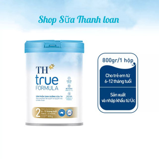 Combo 2 lon sữa bột dinh dưỡng công thức th true formula 2 800g .